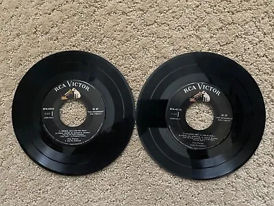 Elvis Presley Records 45 Rpm Epa-4321 Trouble  Epa-4114 Jailhouse Rock 195857 • $9.99