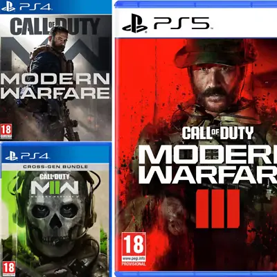 Call Of Duty Modern Warfare Bundle PS4/PS5 - 1 2 3 - Choose Your Epic Warfare • £13.99