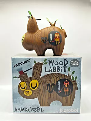 Kidrobot Wood Labbit 5 Inch Amanda Visell Frank Kozik SDCC Exclusive RARE • $350