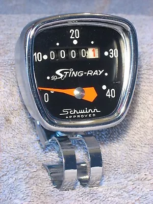 New Schwinn Sting-ray Krate Speedometer Vintage Huret Bicycle Bike Speedo Head • $99.95