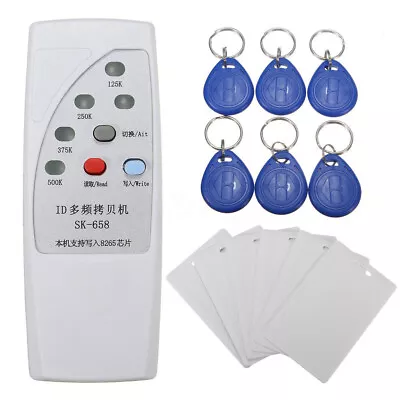 13x Handheld RFID ID Card Copier Key Reader Writer Duplicator +6 Cards & 6 Tags • $20.96