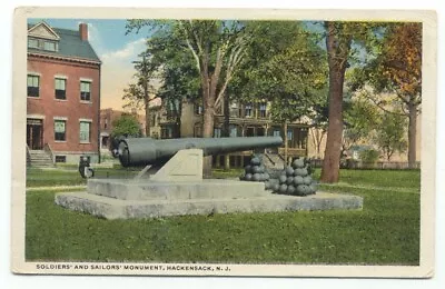 Hackensack NJ Soldiers' And Sailors' Monument Postcard New Jersey • $3.11