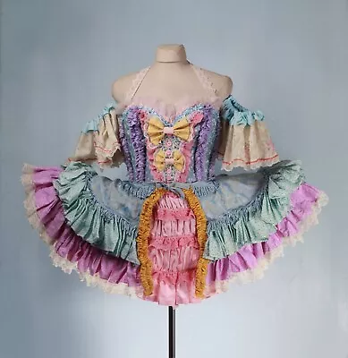 Sweet Lolita Dress Marie Antoinette Costume Drag Queen Outfit Rococo Clothing • $550