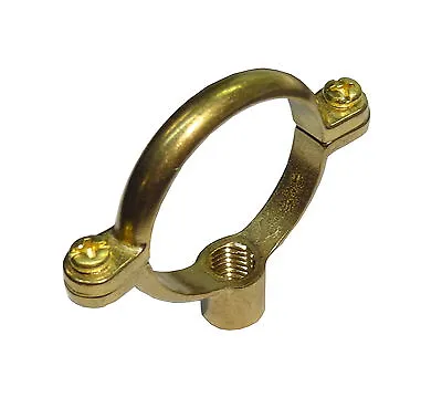 42mm Brass Munsen Ring Pipe Clip / Bracket • £4.49