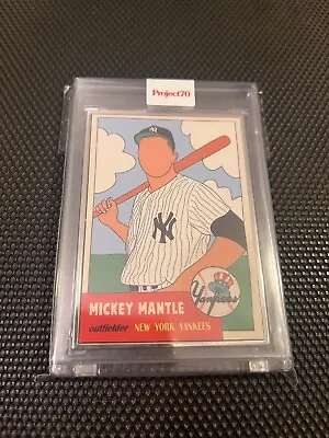 Topps Project 70 #500 1953 Mickey Mantle Fucci Artist Proof /51 AP Silver Frame • $199.99