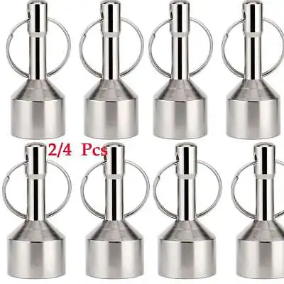 2/4X Magnet Keychain For Testing Gold Silver Brass Ferrous Metal And Hanging Key • $8.27