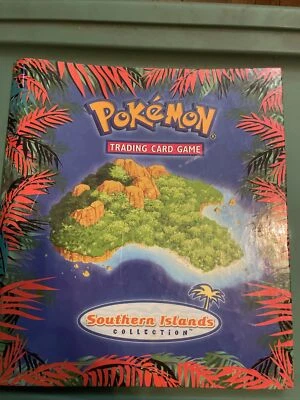 $29 • Buy RARE Pokemon TCG Southern Islands Card Binder, NO CARDS INCLUDED Gift Collect