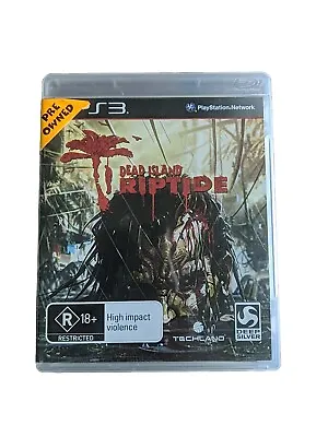 Dead Island Riptide - Sony PlayStation 3 - PS3 W/Manual PAL - Free Postage • $6.95