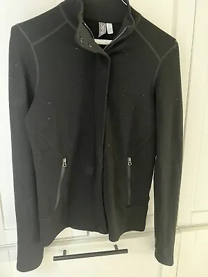 Ibex Women's XS New Merino Wool Black Zip-up W/ Zip Pockets $240 Retail • $78