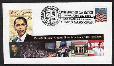 2009 1st Obama-Biden Inauguration Unknown-Maker LOS ANGELES Inaugural CoverNR718 • $2.50