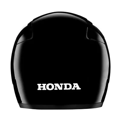 Honda Reflective Bike Vinyl Sticker Decal In Reflective White / Helmets / Bike • £3