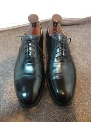 Cole Haan Bench Made In England Black Cap Toe Dress Oxfords Men's 10 D US • $55