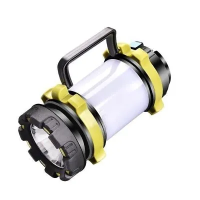 Portable Camping LED Torch USB Rechargeable Night Light Lantern Tent Lamp UK • £10.99