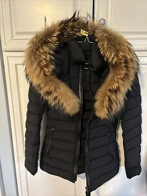 Mackage Genuine Fur Collar Adali Quilted Down Jacket Size Xs/tp • $150
