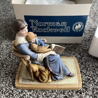 Vintage 1979 Norman Rockwell Museum  Bedtime  Authentic Figurine EUC • $17.79