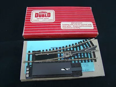 Hornby Dublo 2729 Hand-operated L/h Switch Point - Boxed • £4.95