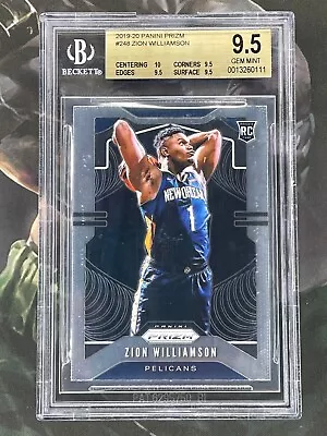 2019 Panini Prizm ZION WILLIAMSON #248 BGS 9.5 • $99