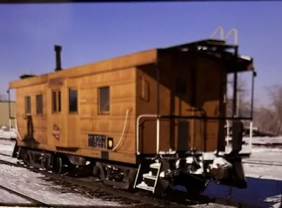 Vtg 35mm Slide Milwaukee Road Railroad Train Engine Caboose Original • $3.99