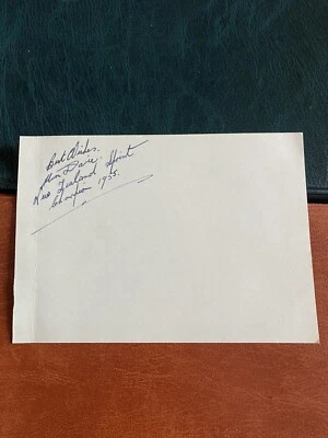 £4.99 • Buy (lt22) Alan Davie Genuine Signed Autograph New Zealand Cyclist Sport Bikes