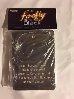 Browncoat Bonus Pack Firefly: Out To The Black Board Game Toy Vault 2014 Sealed • $12.68