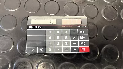 £16.77 • Buy Philips SBC 1531 Solar Calculator - Credit Card Size
