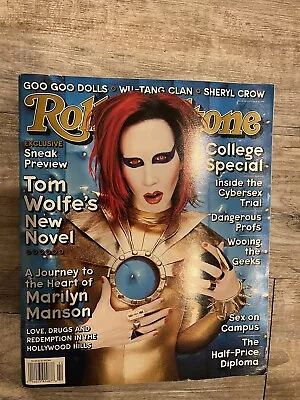 POGO Owned Marilyn Manson Rolling Stone Magazine October 1998 Issue • $10