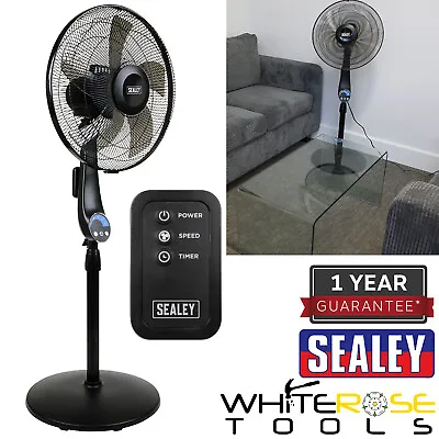 £91.50 • Buy Sealey Pedestal Fan 16  Quiet High Performance Oscillating 