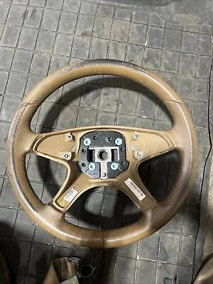 08-11 Mercedes W204 C250 C300 Driver 4 Spoke Steering Wheel Beige OEM • $85