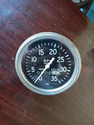 Vintage Ac Delco Tachometer Chevy GMC  3  1/2 Inch 0-35  Rpm • $39.99