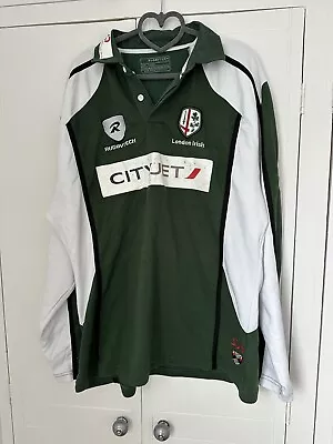 Rugbytech London Irish Long Sleeve Rugby Shirt XL - X Large Guinness Cityjet • £22.50