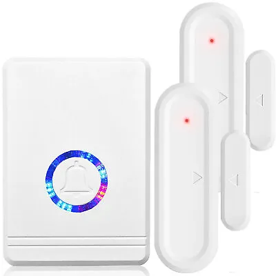 Wireless Door Open Alarm 48 Melodies & 5 Volume Levels For Stores With 2 Sensors • $22.99