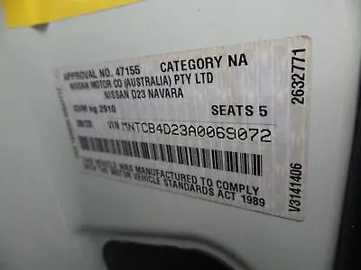 Nissan Navara Wheel Alloy Np300 Factory 18x7in 6 Spoke Grey/polished 12/20-23 • $250