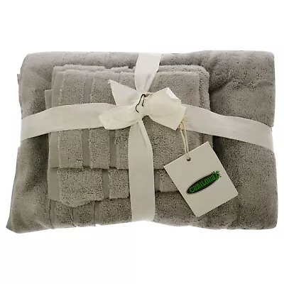 Bamboo Bath Towel Set - Harbor Gray By Cariloha For Unisex - 3 Pc • $42.77