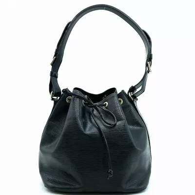 Louis Vuitton Epi Petit Noe Shoulder Bag Noir Black M59012 #FE51-281 • $339.99