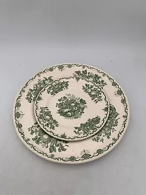 Mason's Vintage Fruit Basket Patent Ironstone Small & Large Plate Set #GL • £8.99