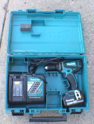 Makita XPH01 18V LXT Li Ion 1/2  Hammer Drill Kit W/3AH Battery Charger Case • $20.50