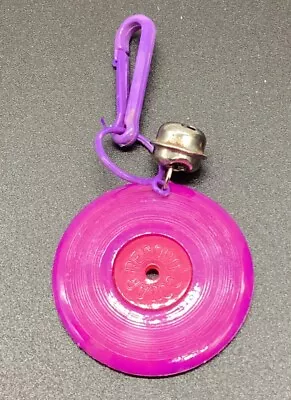 Vintage 1980s Plastic Bell Charm Pink Record For 80s Charm Necklace Pre-owned • $19.99