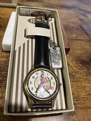 1995 Elvis Presley Fossil Watch - Leather Band • $75