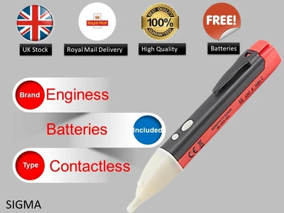 £3.68 • Buy Voltage Pen Electric LED Power Alert Detector Tester UK 1AC-D Volt Non Contact