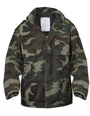 Rothco 8613 Woodland Camo Vintage M-65 Field Jacket • $103.99