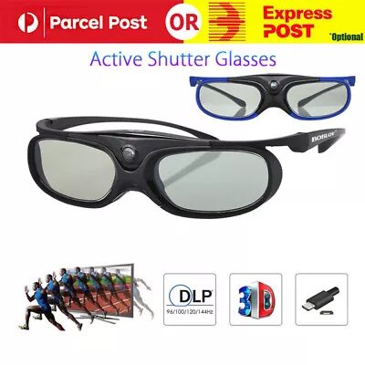 3D Active Shutter Glasses DLP-Link USB 96Hz/144Hz Fit For Optoma BenQ Acer Kit • $25.99
