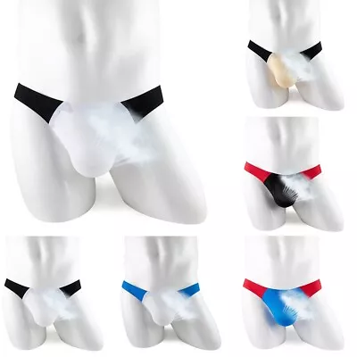 Men's Sexy G String Thong Underwear U Convex Codpiece Anti Hemming Pants • £5.11