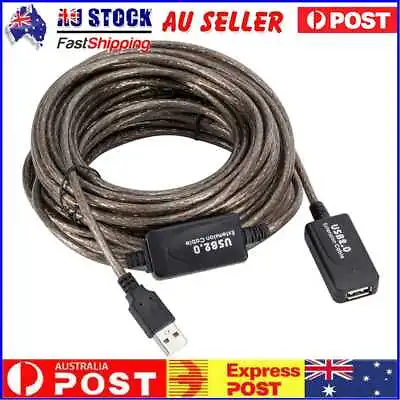 $23.89 • Buy USB2.0 Male To Female Active Repeater Extension Cable Cord Adapter (15m)