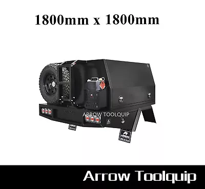 $6800 • Buy 1800 X 1800 Aluminium Dual Cab Ute Tray & Flat Aluminium Dual Cab Canopy Package