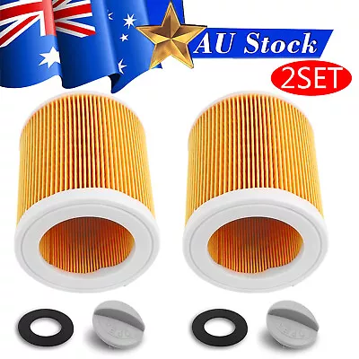 2×Wet Dry Vacuum Cartridge Filter For Karcher WD2 Premium WD2.200 WD2.240 WD3 • $19.52