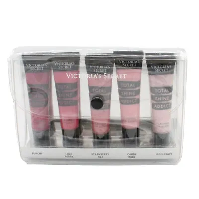 Victoria's Secret Lip Gloss For Days Total Shine Addict Set Of 5 Lipgloss - NEW • £23.99