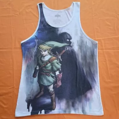 Legends Of Zelda Nintendo Duality WII DS White Tank Top Men's Size S • $20