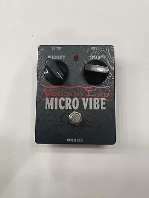 Voodoo Lab Micro Vibe Vibrato Univibe Guitar Effect Pedal Made In USA • $149