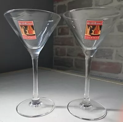 2 X Vintage Grand Marnier Cocktail Glasses • £9.25