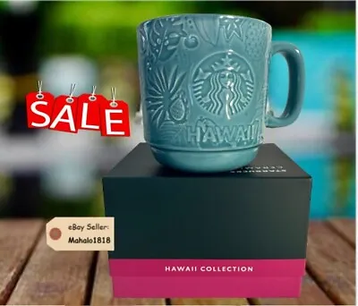 $25 • Buy 🌺Starbucks Hawaii Exclusive Blue Ceramic Mug - 12oz